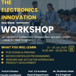 The Electronics Innovation Workshop at JSPM